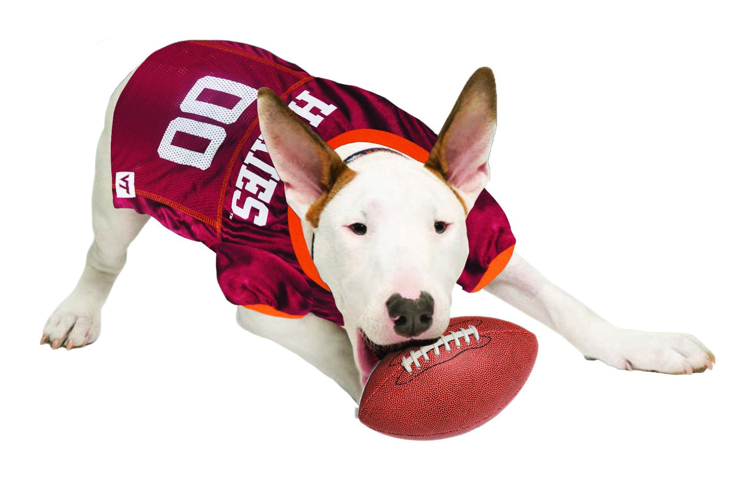NCAA College Virginia Tech Hokies Mesh Jersey for Dogs & Cats, XX-Large. Licensed Big Dog Jersey with Your Favorite Football/Basketball College Team (Pack of 2)