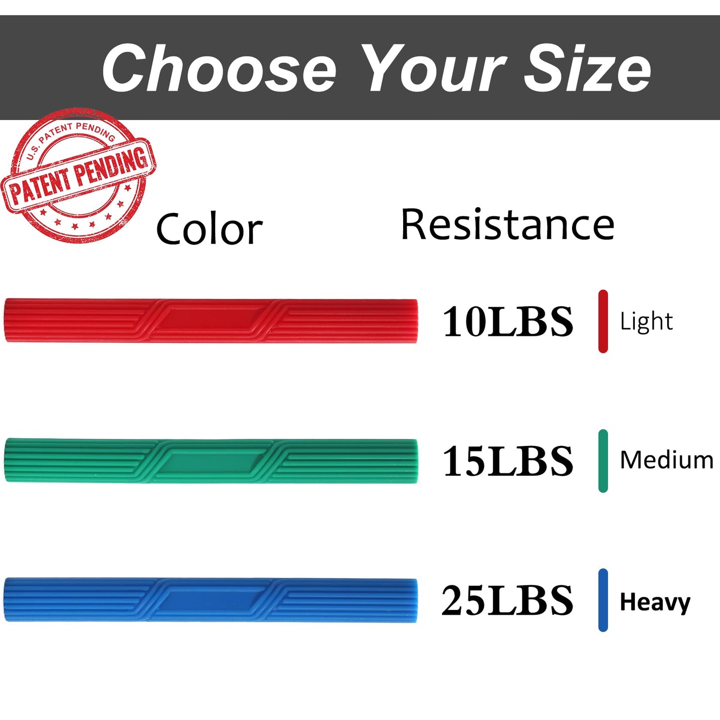 Flex Therapy Strengthener Bar for Tennis Elbow, Golfers Elbow, Tendonitis, Wrist and Forearms Pain Relief - Physical Therapy Resistance Bar