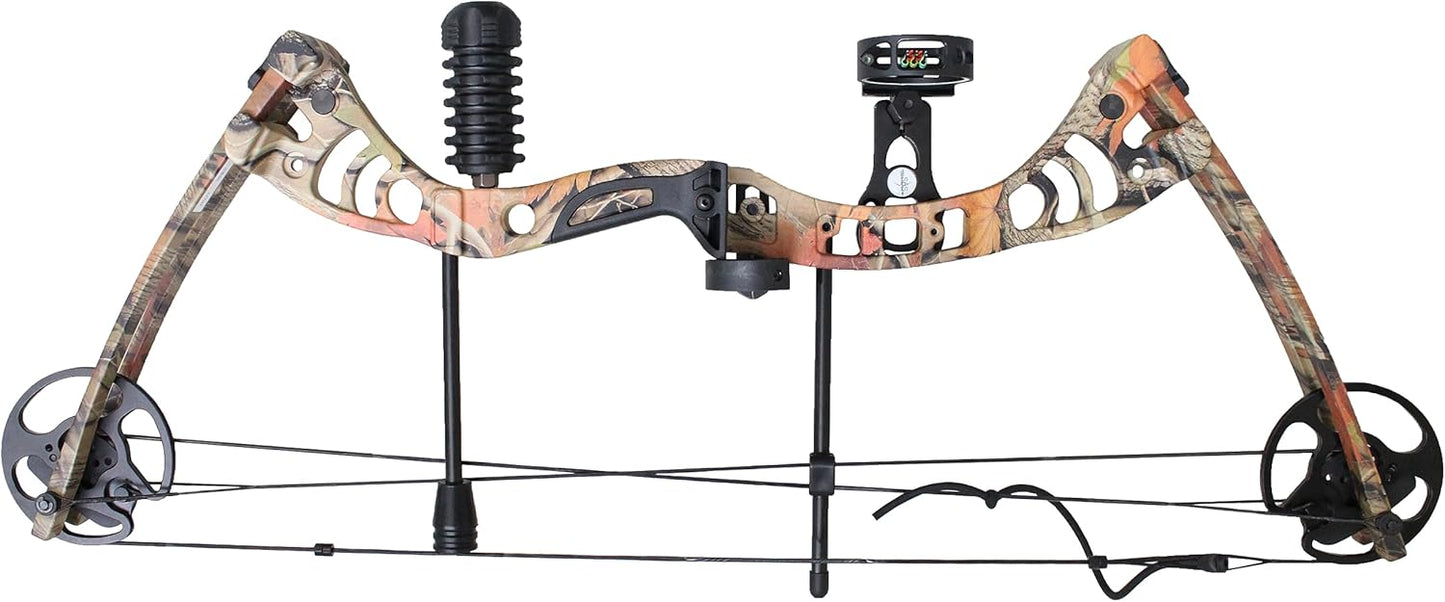 Archery Essential Accessory Upgrade Combo 5-pin Bow Sight, Arrow Rest, Stabilizer, Braided Bow Sling, Peep Sight