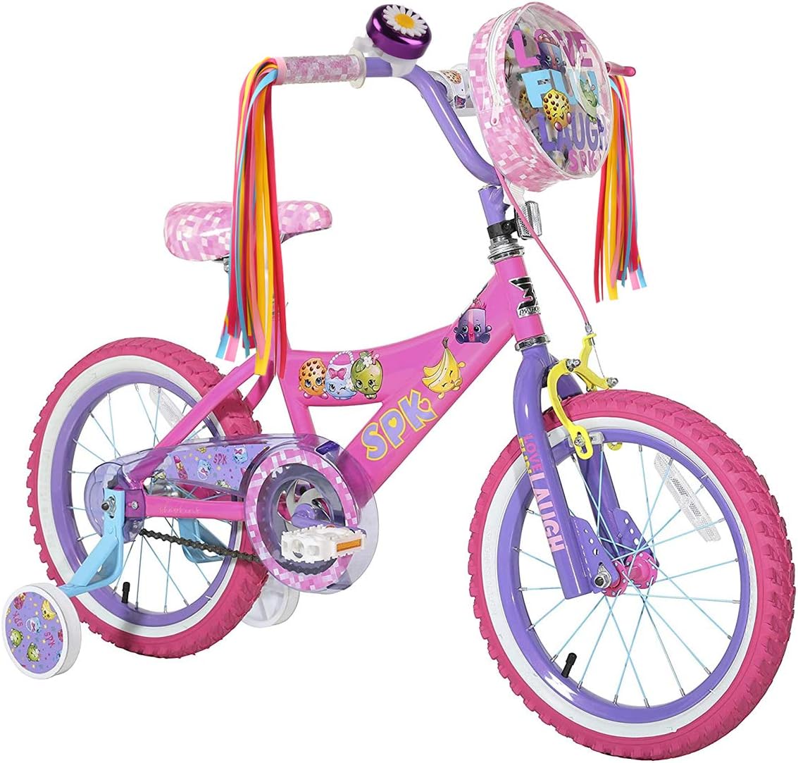 U-LIAN Kids Streamers and Bike Bell for Girls-1 Pack Flower Bicycle Bell with 2 Pack Handlebar Streamers Scooter Tassels for Children's Bike Accessories