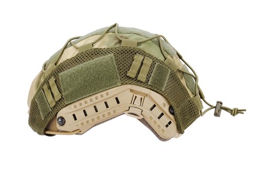 Lancer Tactical Helmet Cover for MH, PJ, and BJ Fast Helmets - Military, Paintball, Hunting, and Shooting Gear - Made from 1000D Nylon (Forest Green)
