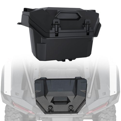 UTVSXPERT 55QT Cargo Box for Polaris RZR XP/XP 4 1000 24-25, Water-Resistant Poly Storage Bin with Lockable Latches Storage Box for Polaris RZR XP/XP 4 1000 2024-2025 Accessories, Replace #2884525