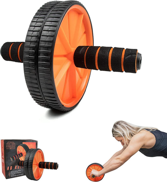 Phoenix Fitness Abs Exercise Roller Abdominal Training Wheel Strength Building Fitness Wheel