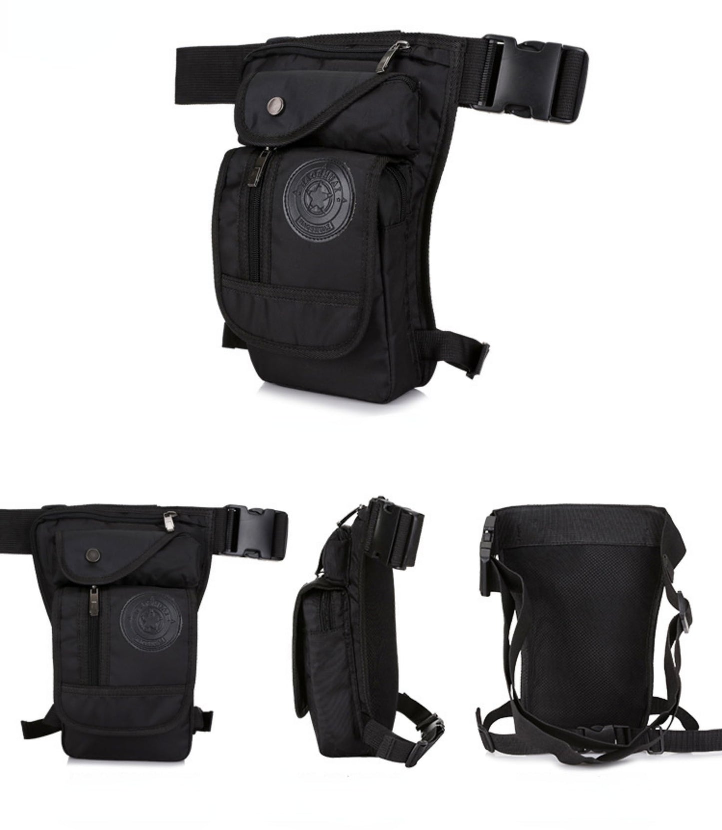 Drop Leg Bag Outdoor Waist Pack for Men Women Tactical Military Motorcycle Bike Cycling Multi-Pocket Waist Fanny Pouch Travel Hiking Climbing Thigh Bag Pocket