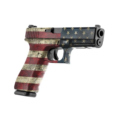 GunSkins Precut Pistol Skin for Glock 43 - Compatible with Airsoft AEG BB Gun - Vinyl Gun Wrap - Easy to Install - 100% Waterproof - Matte Finish - Made in USA - GS America