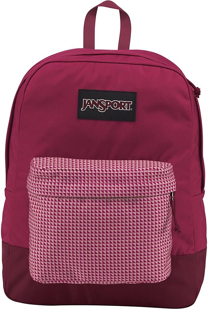 JanSport Black Label Superbreak Backpack - Red Combo - Classic, Ultralight