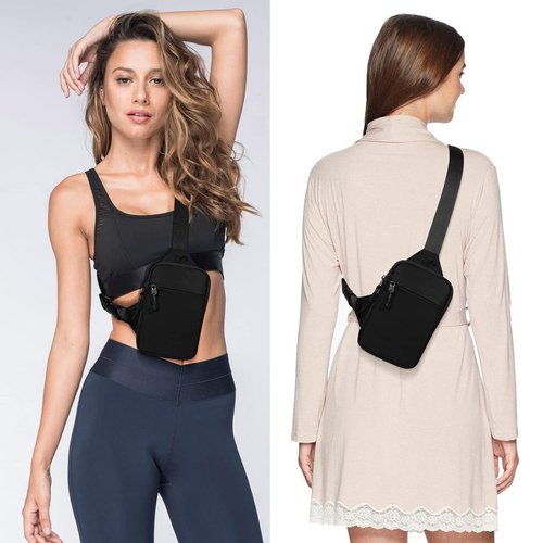 Mini Sling Bag for Men Women Small Crossbody Shoulder Backpack Fanny Packs Personal Pocket Bag Casual Phone Chest Bag