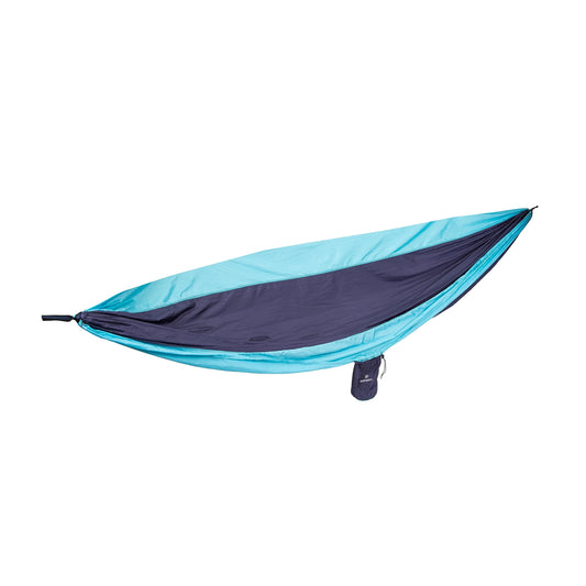 Stansport 30630-50 Double Nylon Hammock - Navy/Light Blue