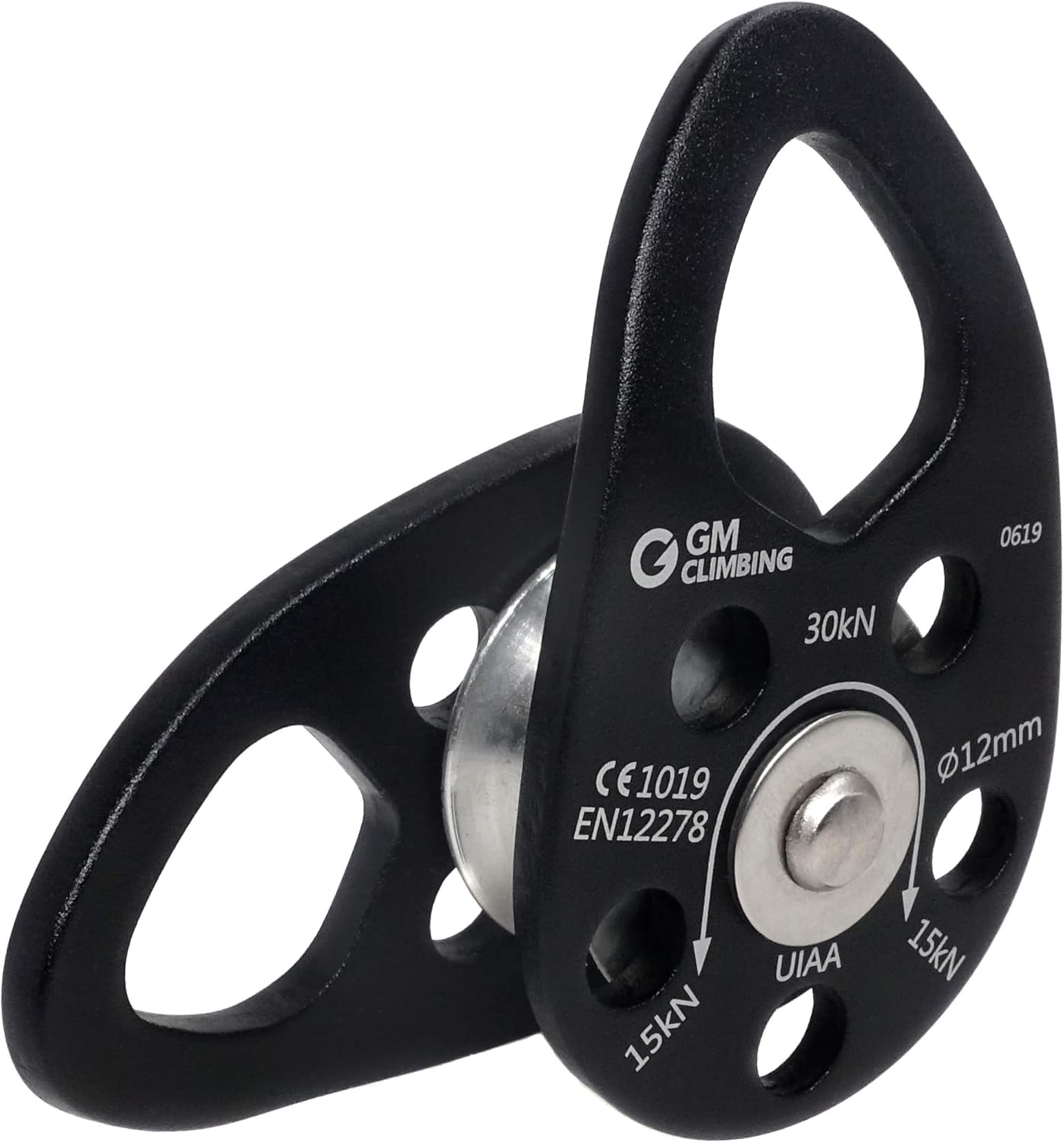 GM CLIMBING Swing Cheek Micro Pulley 30kN CE UIAA Certified