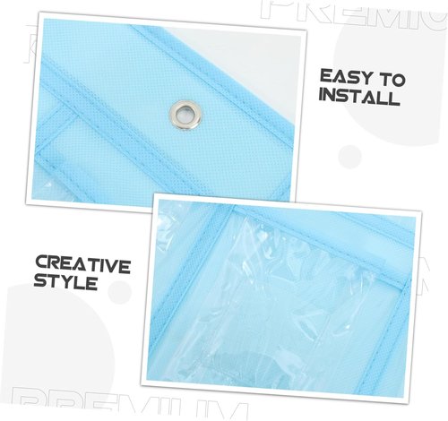 DOITOOL Small Pocket Chart Storage Bag Classroom Cell Phone Holder Over Door Jewelry Organizer Space-Saving
