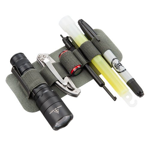 Vertx MAK Band Split – Modular Tactigami Kit Organizer Panel for Flashlights, Tools & Pens, Hook-and-Loop Attachment