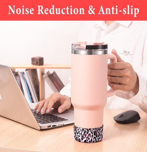 KTKUDY Silicone Boot for Stanley Quencher Tumbler H2.0 30 oz 40 oz & IceFlow 20 oz 30 oz & intended for Hydro Flask Water Bottle 12-24 oz - Cup Bottom Accessory Fits Simple Modern 40 oz Tumbler Purple