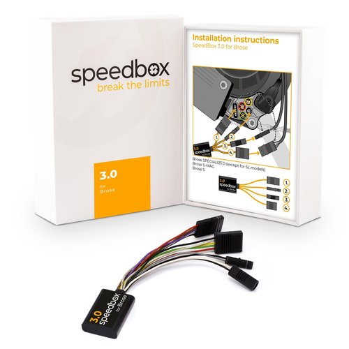 SpeedBox 3.0 Compatible with Brose/E-Bike Tuning Chip Compatible with Brose or Specialized Motors/Speed Unlimited/Adjustable Speed