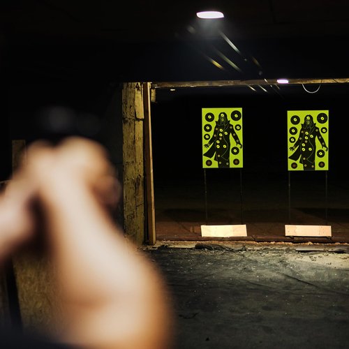 Shooting Targets 12X18 Inches - Splatter Targets for Shooting Range Large Silhouette Paper Targets for Indoor/Outdoor Rifle Gun Pistol Rifle Practice
