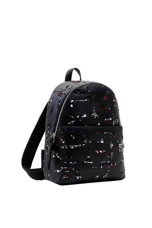 Desigual Small Die-Cut Flower Backpack