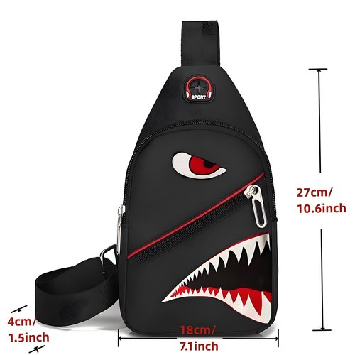 WRLDMCWLQ Shoulder Sling Crossbody Phone Chest Bag - Men Women Small Casual