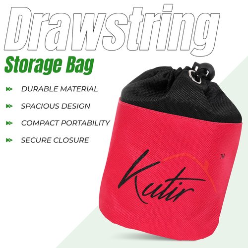 Kutir Throw Weight and Line Kit with Storage Bag 16 OZ 600D Pouch, 150 Foot Polyethylene Easter Rope for Arborists, Suitable for Tree Climbing, High Limb Throwing
