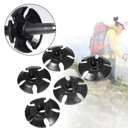 Ski Pole Basket, Easy to Install for Hiking Poles, Additional Support for Trekking