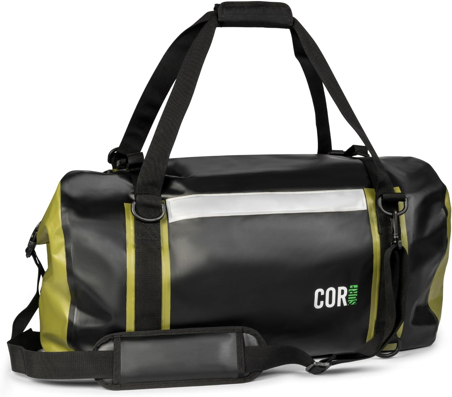 Extra Large Waterproof Duffle Travel Dry Duffel Bag | 60L Heavy Duty Gear Bag with Durable Straps & Handles for Kayaking Paddleboarding Boating Rafting Fishing