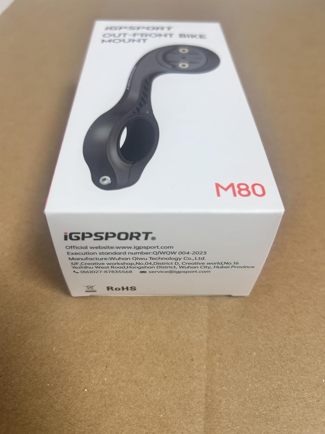 iGPSPORT Out Front Bike Mount Bicycle Compatible with Garmin Edge Bike Computer/XOSS Meilan/CYCPLUS/Bryton