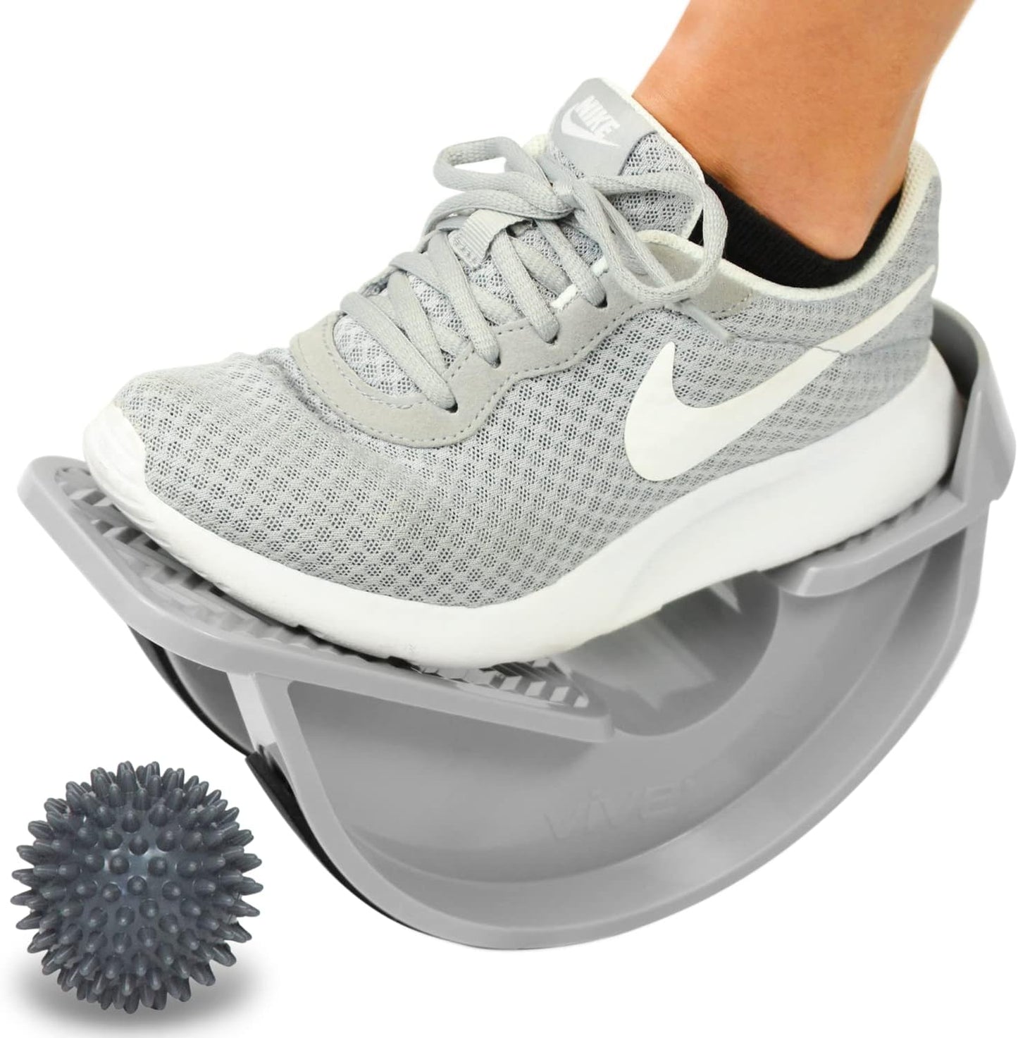 Vive Foot Rocker - Calf Stretcher for Achilles Tendinitis, Heel, Feet, Shin Splint, Plantar Fasciitis Pain Relief - Stretches Strained Leg Muscle - Ankle Wedge Stretch Improves Flexibility