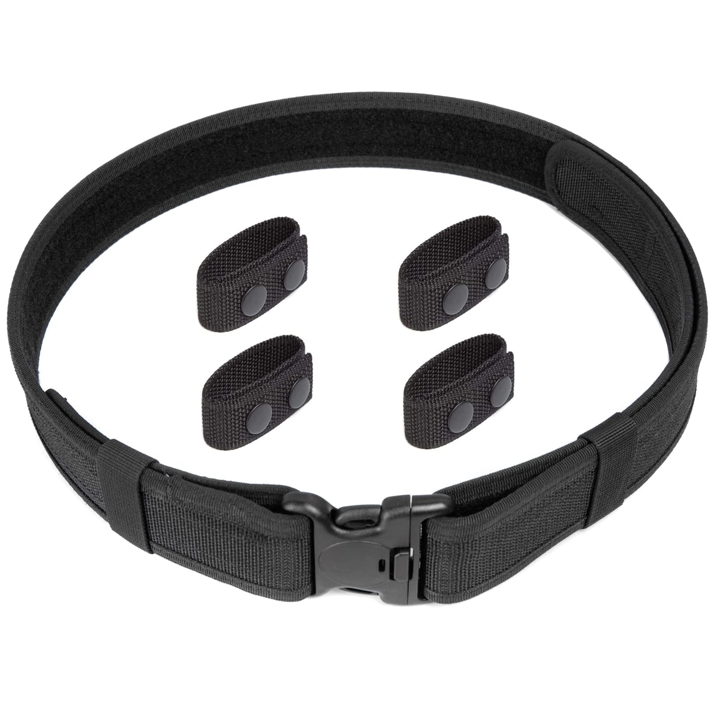 LUITON Tactical Belt for Men Duty Belt 2" Rigger Molle Belt Military Style Belt Police Combat Battle Belt Security Duty Belts with 4 Belt Keepers (40"-47") XL