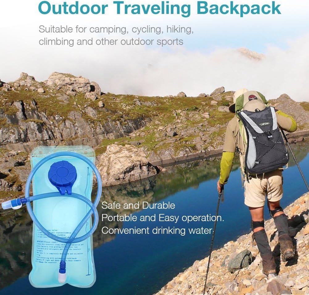 Monvecle Hydration Pack Water Rucksack Backpack Bladder Bag Cycling Bicycle Bike/Hiking Climbing Pouch + 2L Hydration Bladder