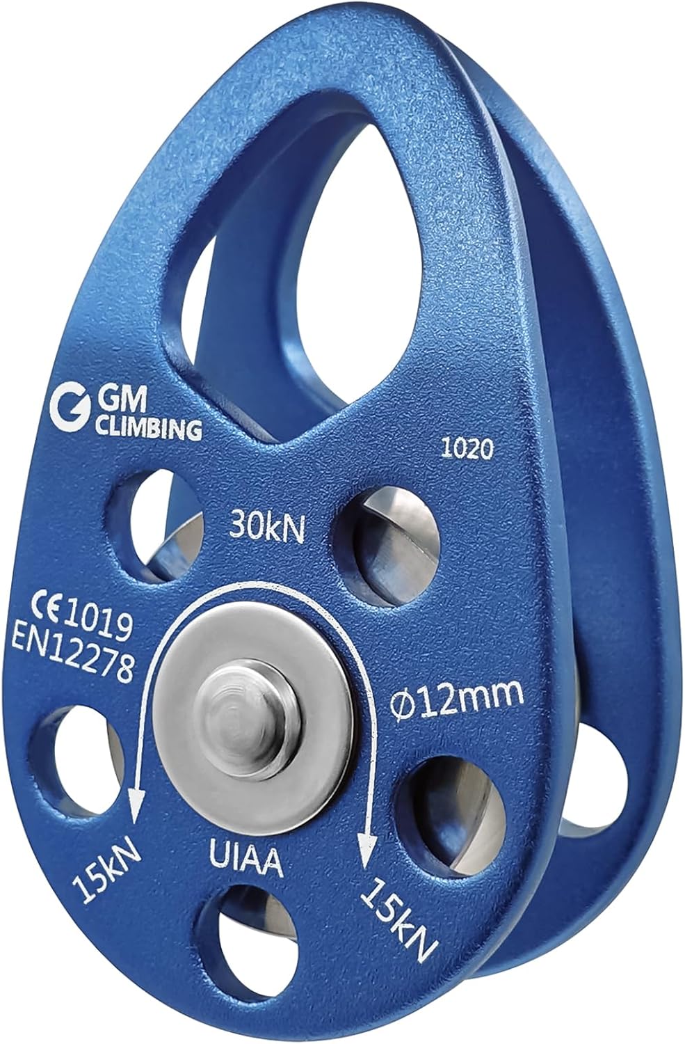GM CLIMBING Swing Cheek Micro Pulley 30kN CE UIAA Certified