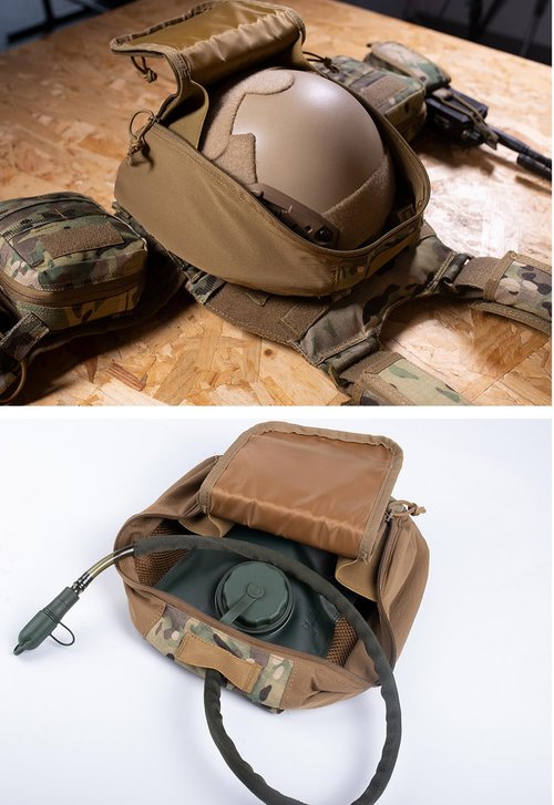 BOMTURN Great Tactical Outdoor Vest for Men Quick Release Buckle Adjustable&Detachable Modular Molle Vest