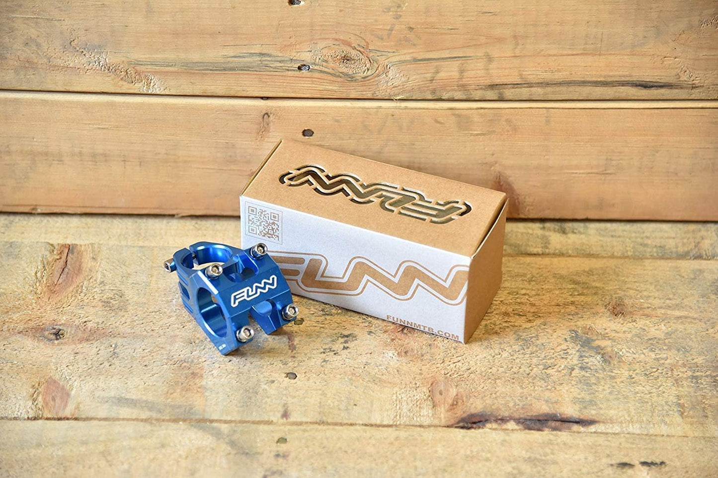 Funn Funnduro MTB Stem with 31.8mm Bar Clamp - The Ultimate Ultralight and Tough Alloy Bicycle Stem for Mountain Bike and BMX Bike