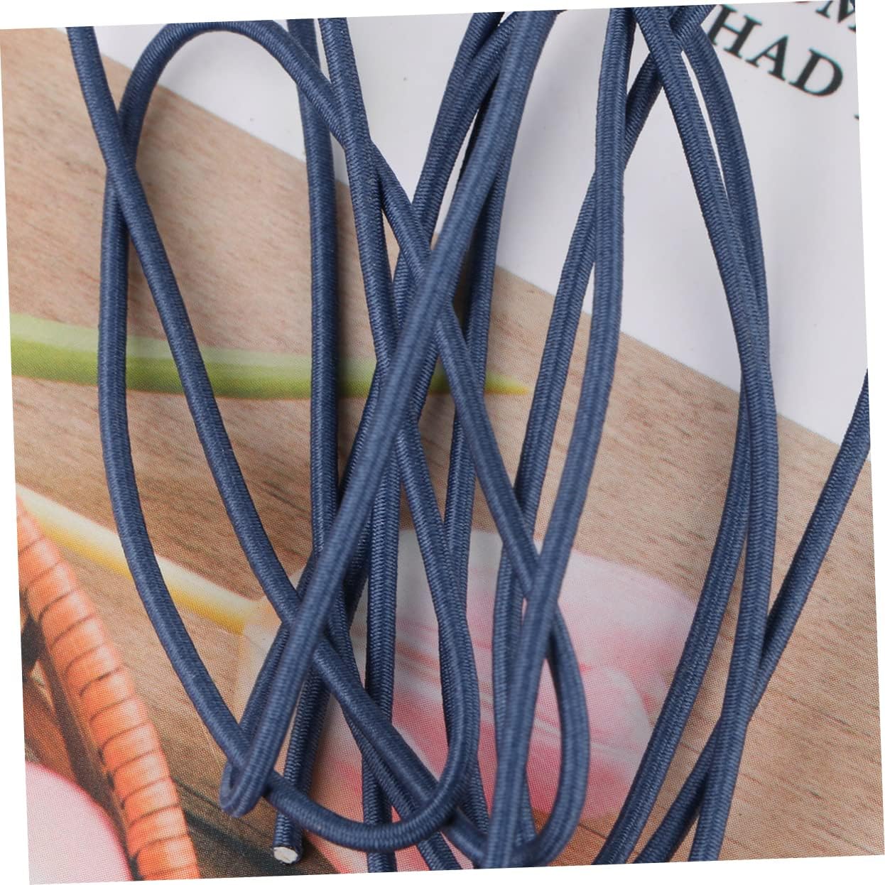 4rolls Elastic Rubber Bands for Traveler Notebooks Nylon Connection Ropes with Metal Buckle Diy Hand Account Accessories for Journals and Diaries