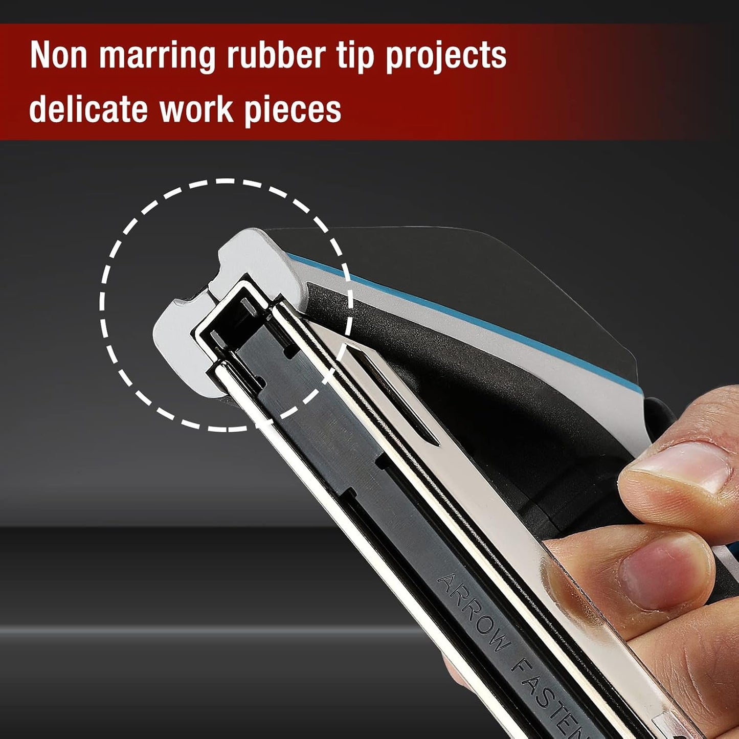 Arrow T50 Staple Gun Kit, Lightweight & Comfortable Grip, with 3750 Pieces T50 1/4", 3/8", 1/2" Staples, for Upholstery Professional Projects, T50X TacMate