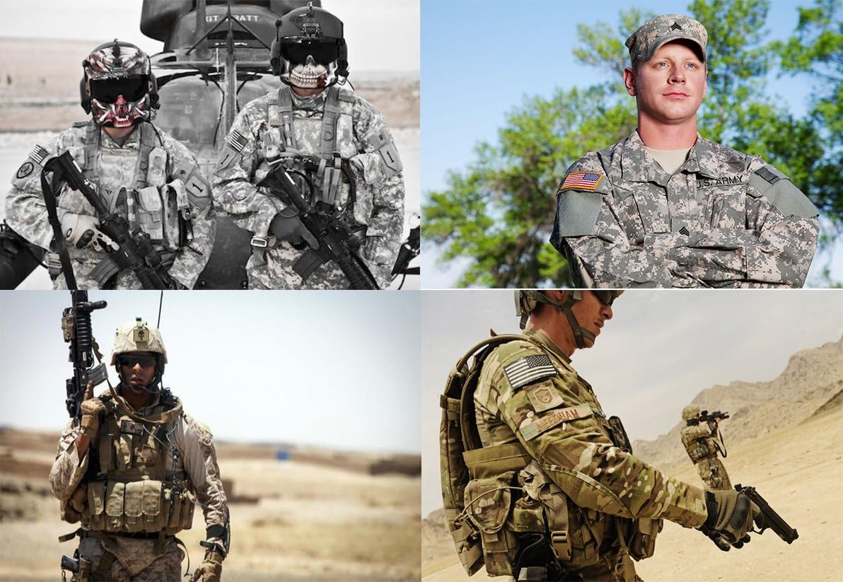 Antrix 6 PCS Tactical Joshua 1:9 Bible Verse 210 Have I NOT COMMANDED You Patch Hook and Loop Fastener Joshua 1:9 Be Strong and Courageous Emblem Badge Patch -4"*2.25"