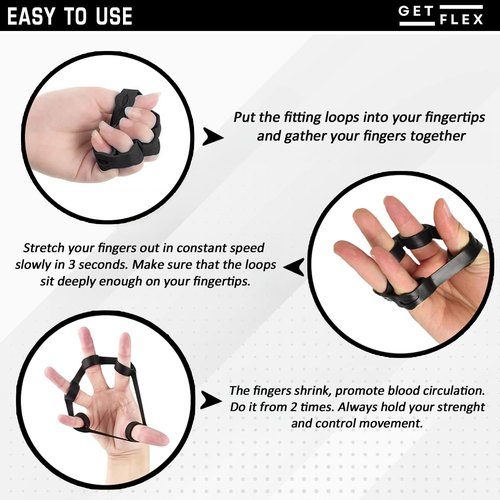 Grip Strength Trainer Kit (6 Pack) – Adjustable Hand Grip Strengthener with Built-in Rep Counter, Finger Strengthener & Forearm Trainer with Stress Relief Ball for Muscle Building & Recovery – Adjustable Resistance Ranging From 11 to 132 Lbs (5 to 60 Kg)