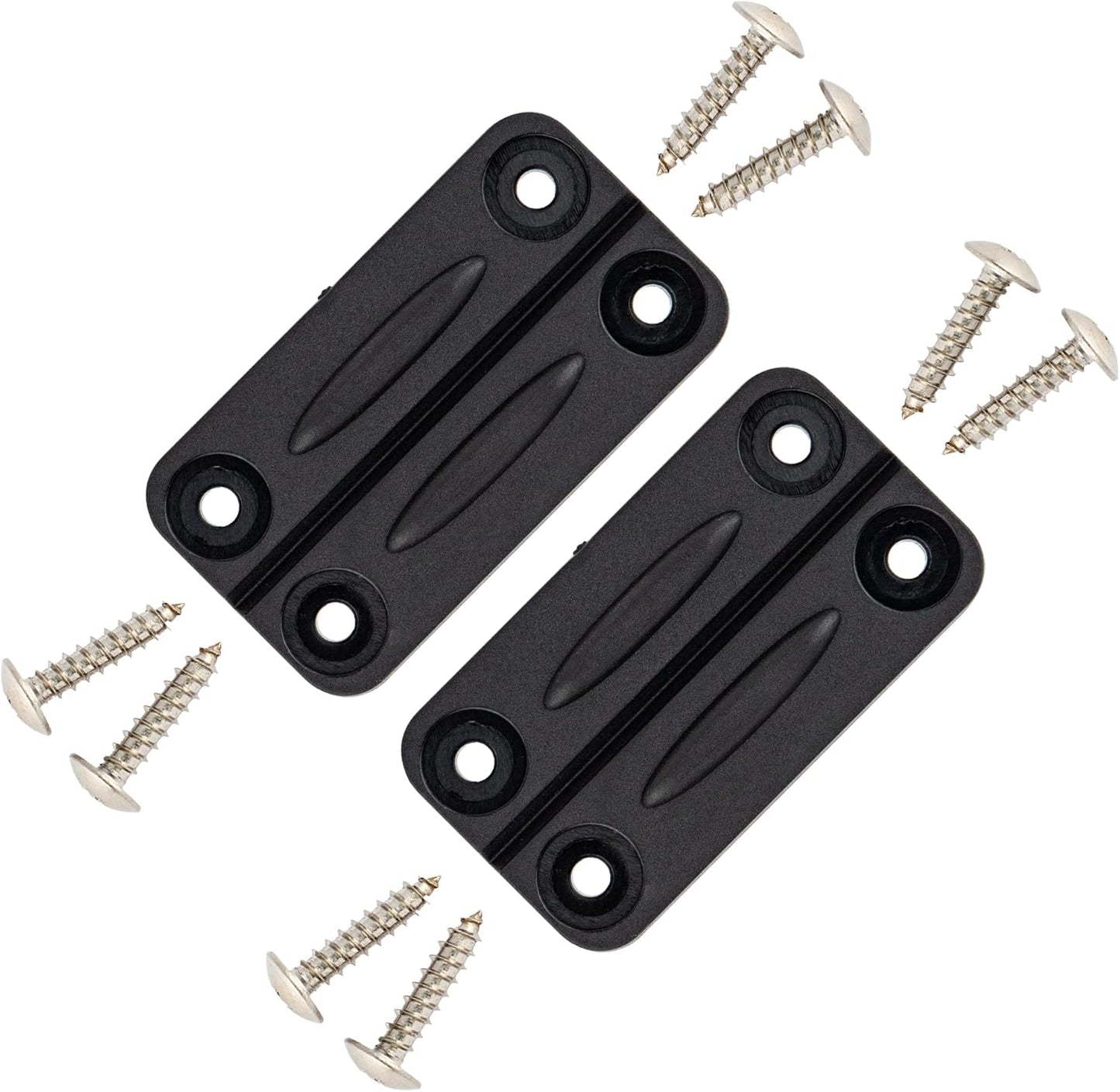 NeverBreak Parts - 2 Pack White Igloo Cooler Hinges Replacement with Screws | High Strength Igloo Cooler Replacement Parts | Igloo Parts kit for ice chests