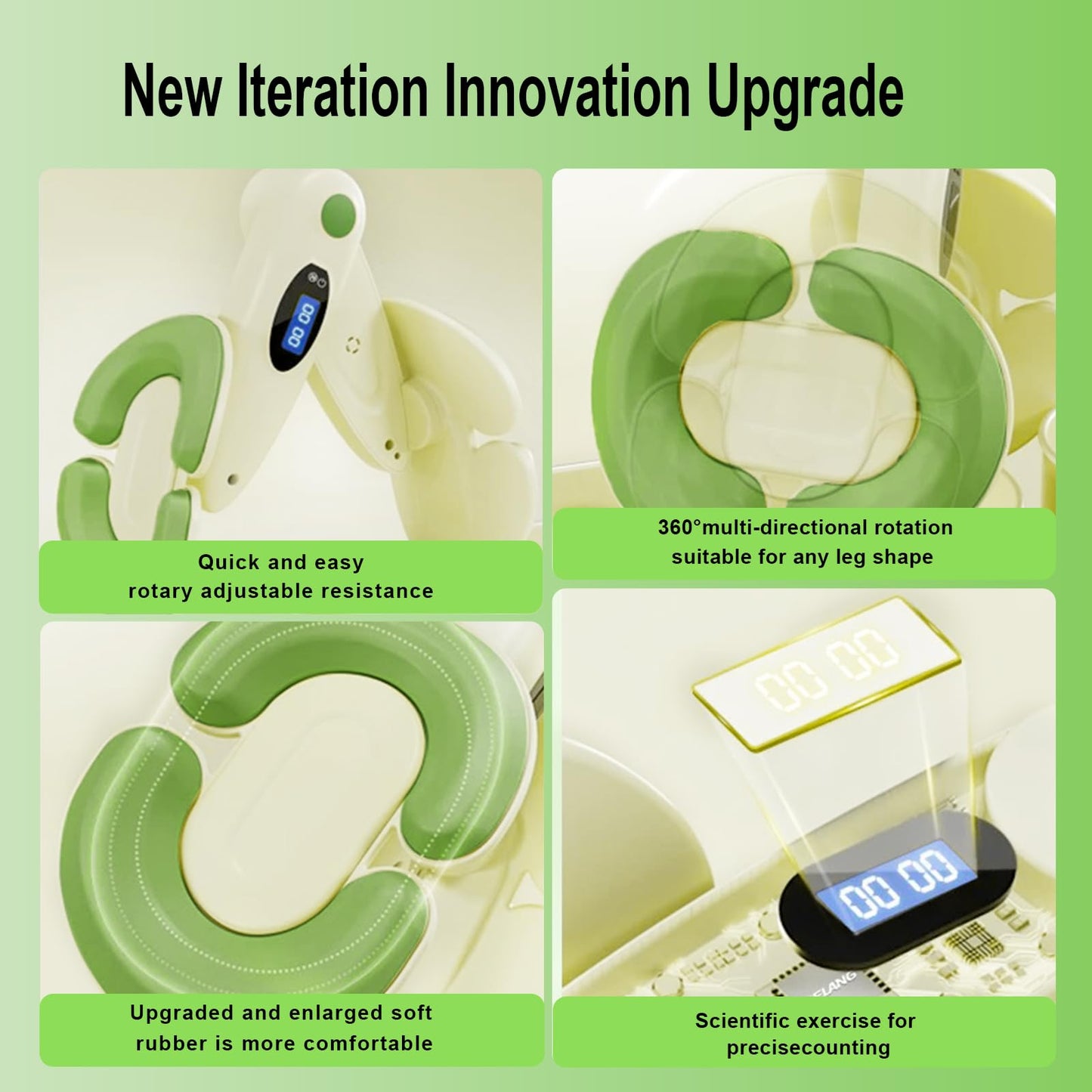 Evocifu Kegel Exerciser,Pelvic Floor Muscle Traine,Kegel Trainer for Postpartum Rehabilitation,Inner Thigh Exerciser Specially Designed for Women