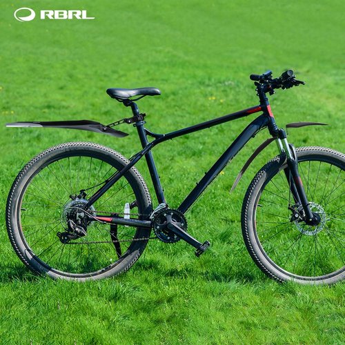 RBRL Bike Fender Adjustable Bicycle Mudguard [24-29 Inches], Universal Quick Disassembly Bike Fender, Thicken and Widen Universal Fender for Bike/Ebike/MTB Against Splashing Water and Dust (Rear)