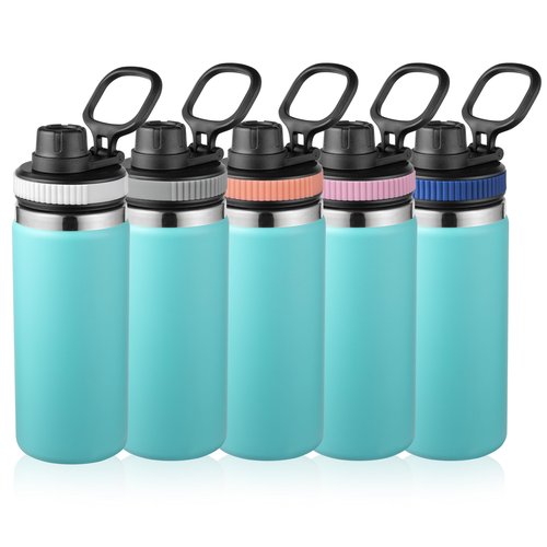 Hydro Flask Lids - Chug Lid Replacement Sport Cap for Wide Mouth Water Bottle, Top Accessories (Black)