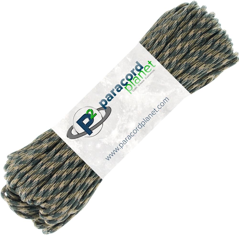 Paracord Planet 850 US Government Certified Paracord 10', 25', 50', 100', 250', 1000' Lengths