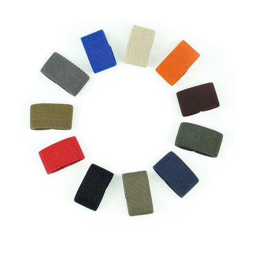SCORYULE 11 Colors Elastic Belt Keepers, Thickened Strap Organizer, Backpack Straps, Belt Loop Keeper for 1"-1.5" Wide Belt