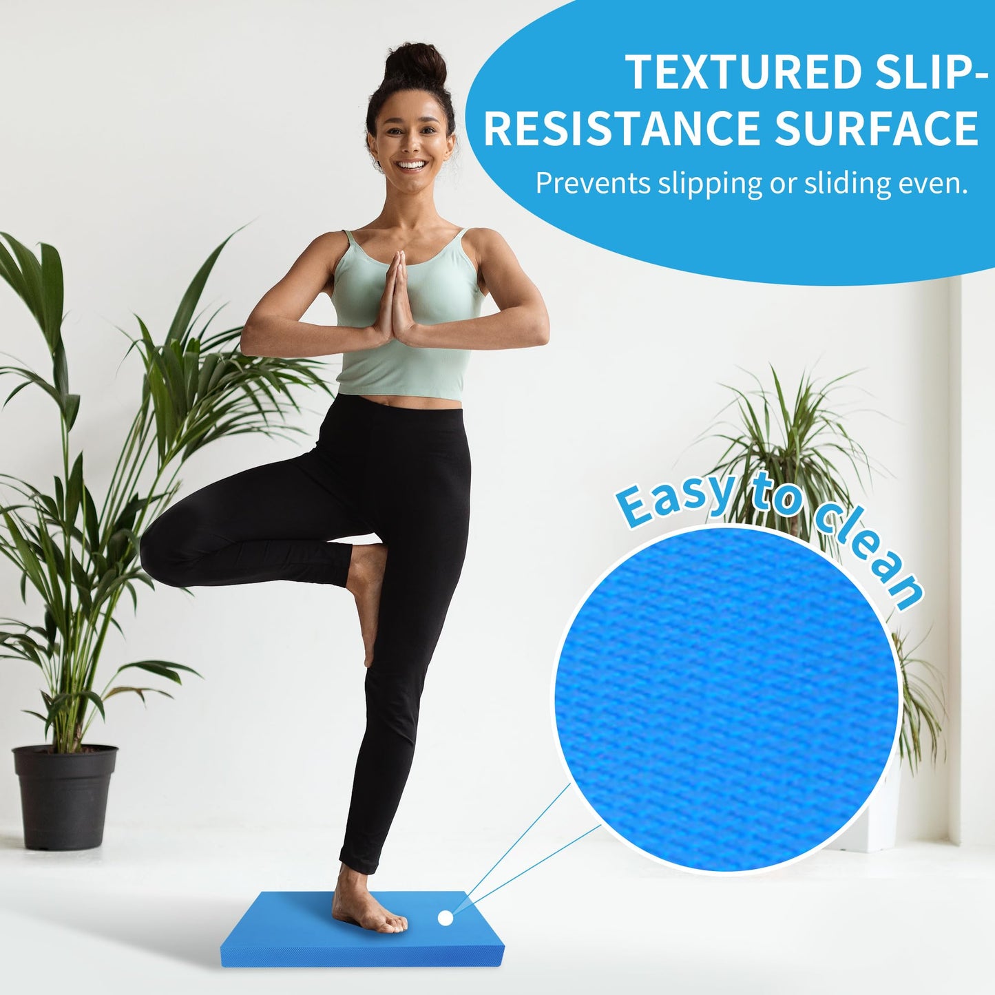 Foam Balance Pad,Balance Pads for Physical Therapy,Balance Mat Physical Therapy 2 inch Thick High Resilience