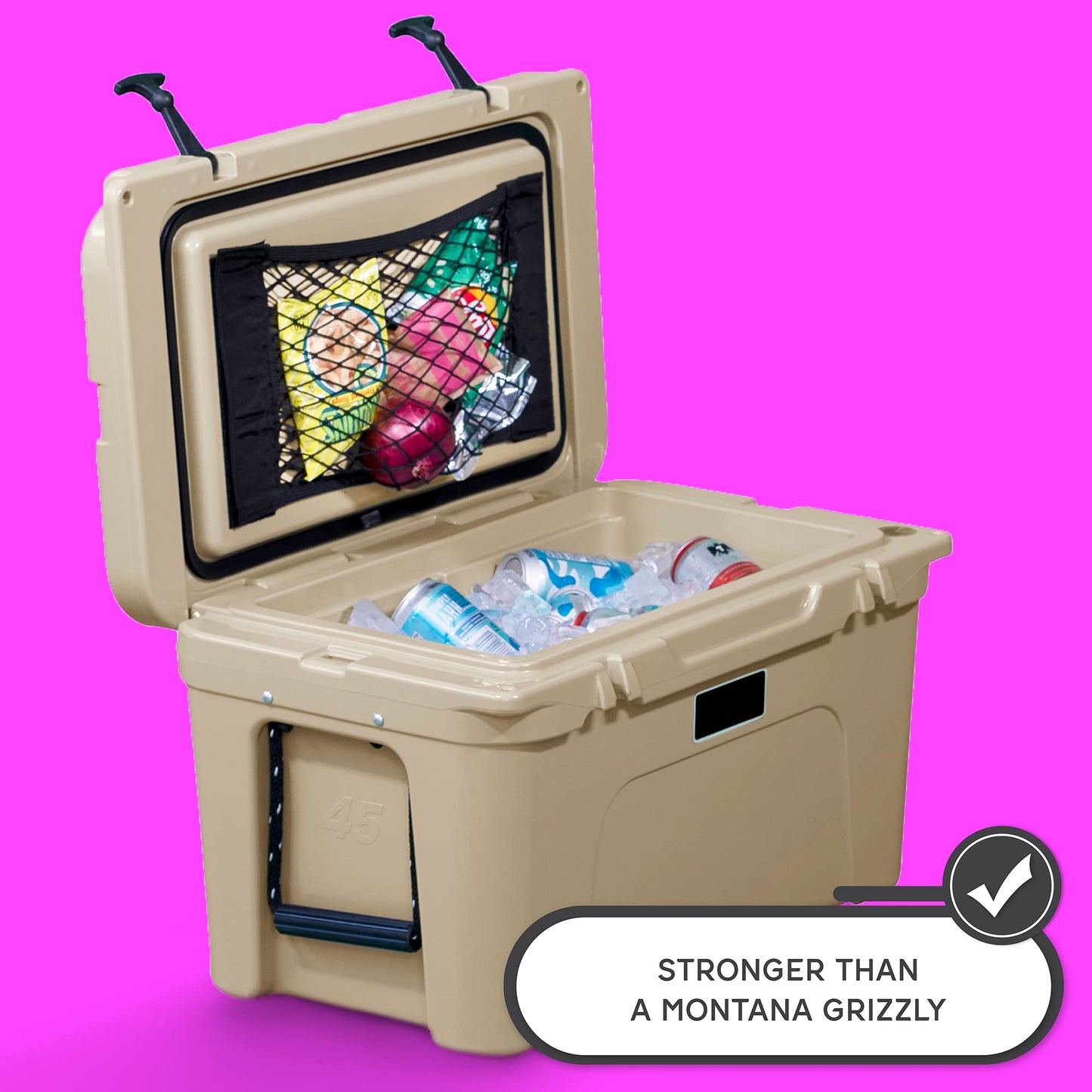 Above Sea Level Accessory Pack for Lifetime 77 Qt - Cooler Basket and Cooler Net - Lifetime Cooler Accessories - Ozark Trail Cooler Accessories