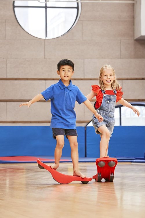GONGE Seesaw Balance Board – Sensory Rocker for Toddlers & Kids, Safe Non-Slip Design, Stimulates Vestibular & Proprioceptive Senses, Durable Toy for Ages 2+