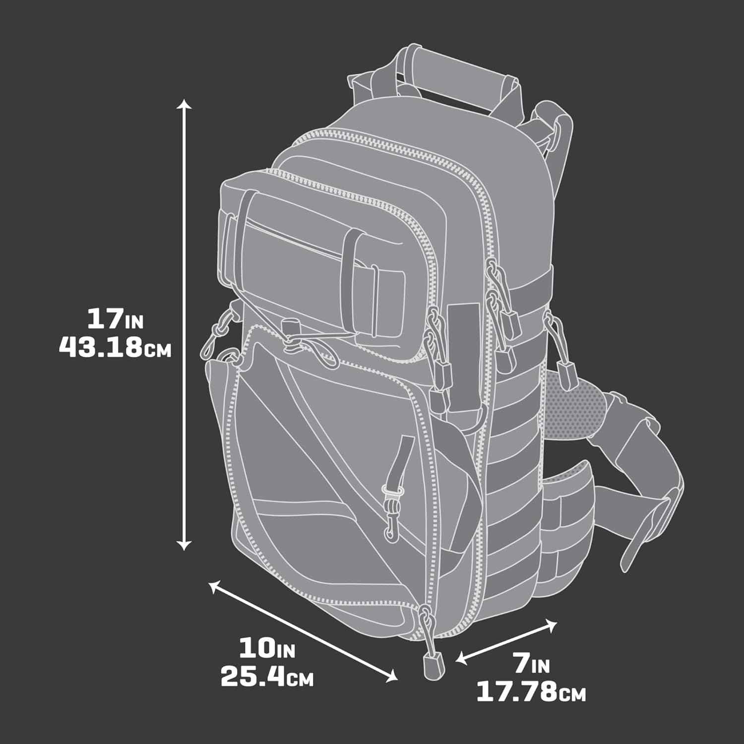 Tactical Sling Pack - Allen Tactical Lite Force for Outdoor Gear & Travel