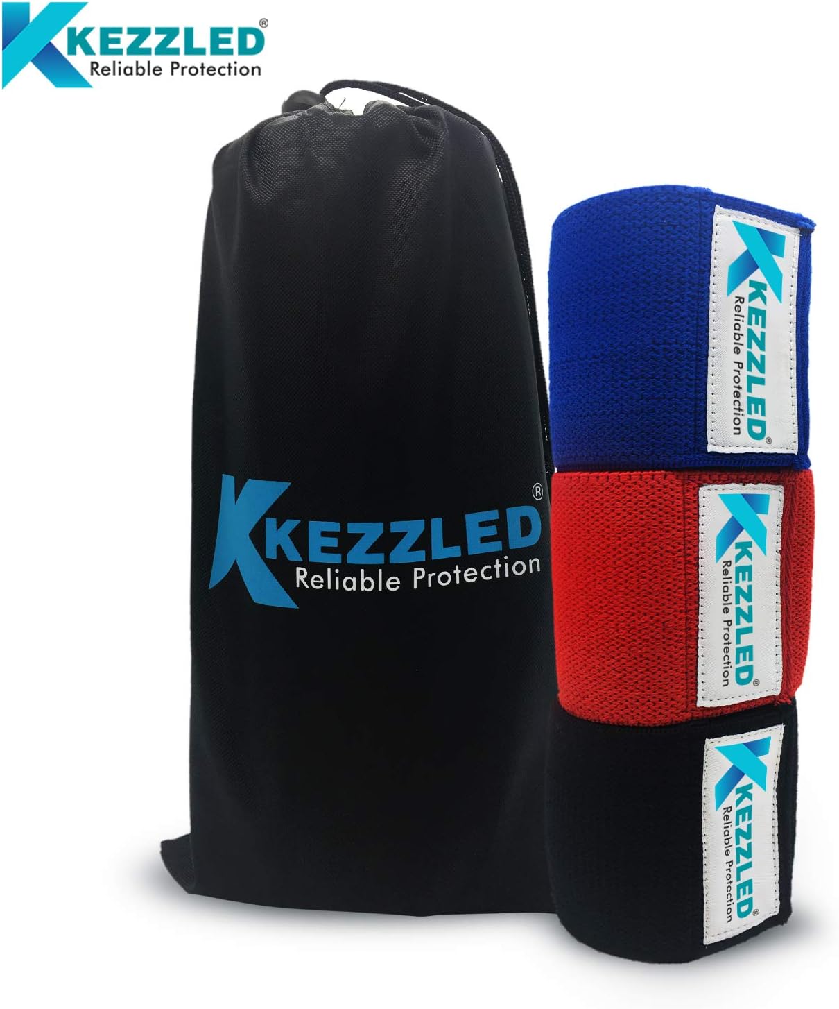 Resistance Workout Hip/Booty Exercise Bands - Set of 3 Bands by Kezzled®