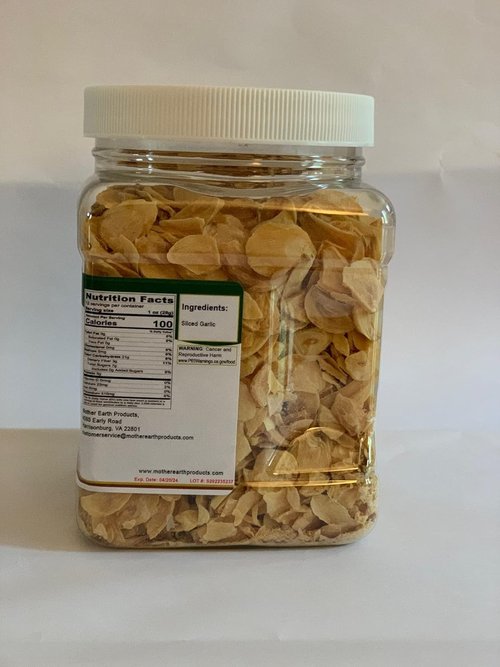 Dried Sliced Garlic Quart Jar, 12 oz.