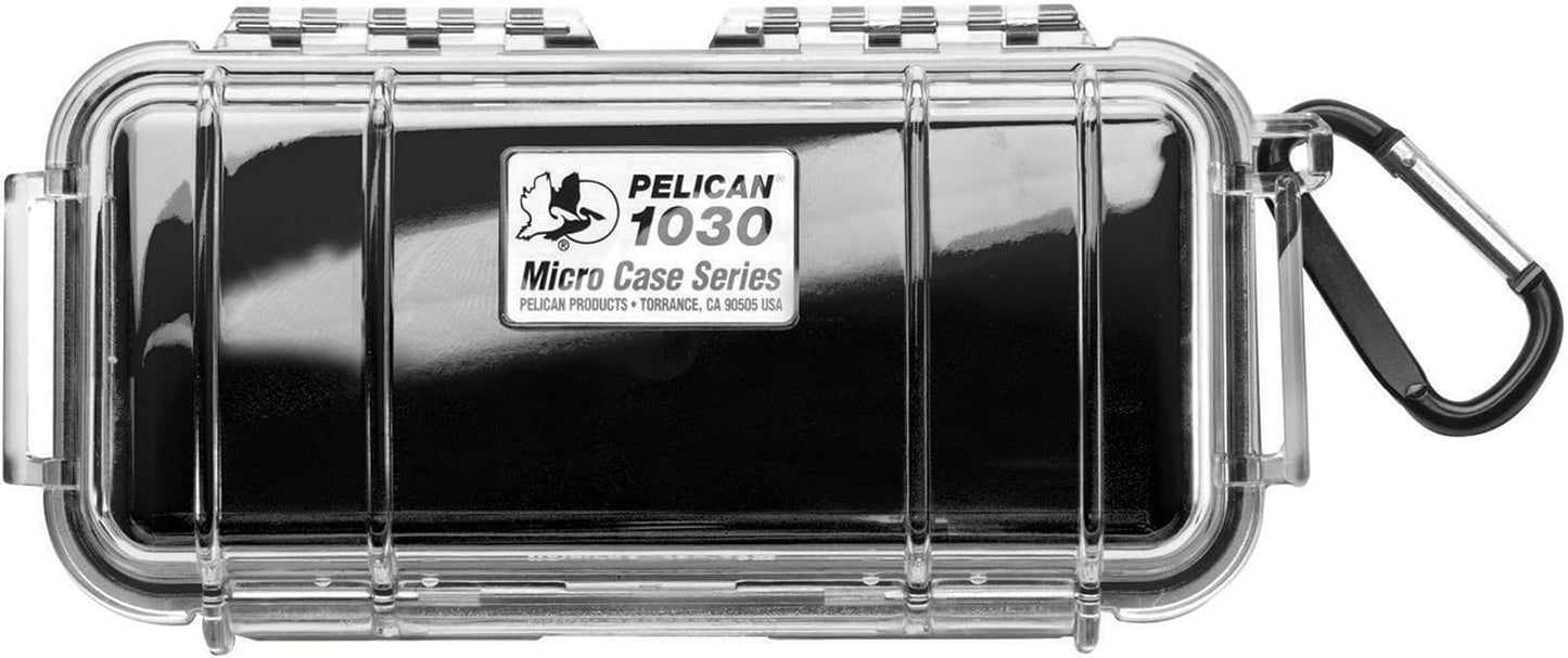Pelican 1020 Micro Case (Black/Clear)
