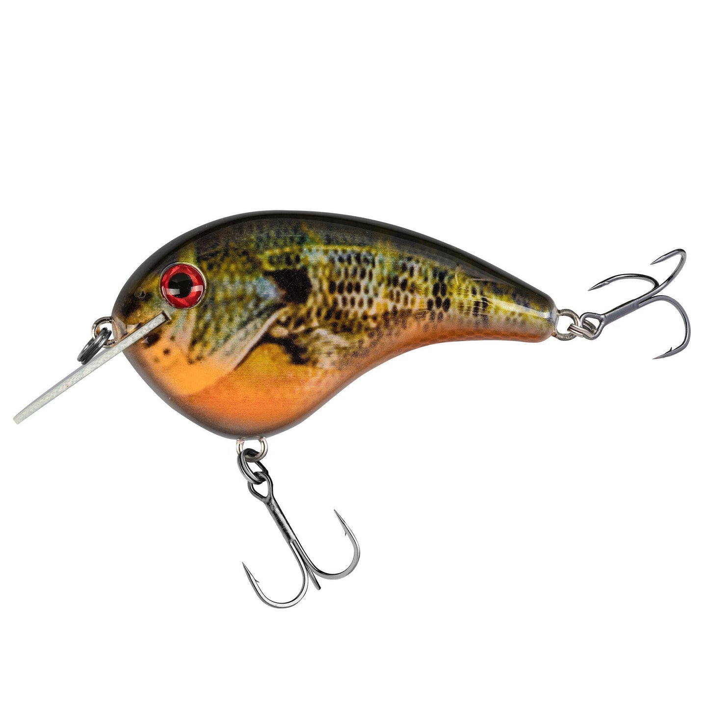 Strike King (HCCMJ-663) Chick Magnet Jr. Crankbait Fishing Lure, Color 663 - Natural Bream, 1/4 oz, Dives 4-6 Feet, Premium Hooks