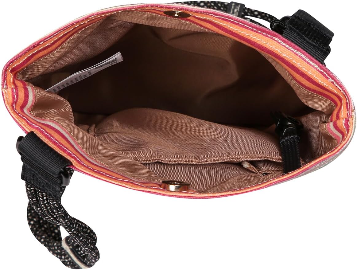 KAVU Keepalong Semi Padded Sling Canvas Rope Crossbody Bag