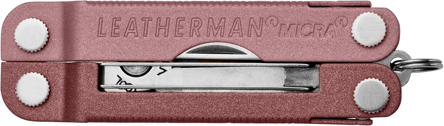 LEATHERMAN, Micra, Keychain Multi-tool with Grooming Tools, Mini Pocketknife for Everyday Carry (EDC), Hobbies & Outdoors, Built in the USA, Stainless Steel